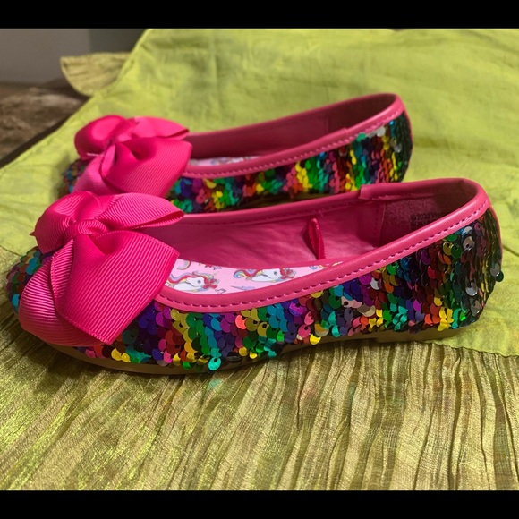 NEW - Jojo Siwa sequin flats - Picture 2 of 5